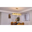 Lustre rectangulaire pour îlot de cuisine à intensité variable avec accents de cristal 16/16 Stith-2088157621-2088157618