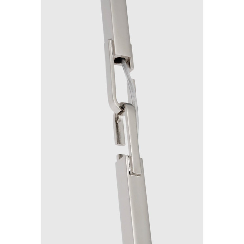 Garland 2 - Light LED Semi Flush Mount, Polished Nickel, 3.75" H x 20" W x 20" D, Polished Nickel