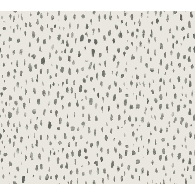 Abstract Wallpaper Roll, Charcoal