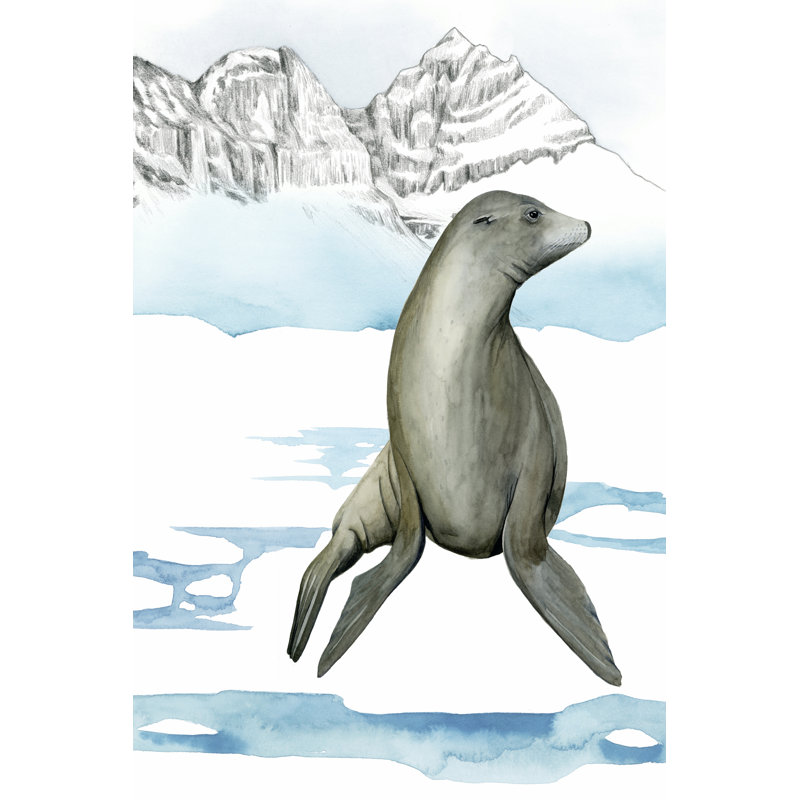 Arctic Animal IV by Grace Popp - Wrapped Canvas Painting, 46cm H x 30cm W x 3.8cm D