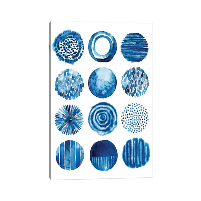 Differing Drops II by Grace Popp - Wrapped Canvas Painting