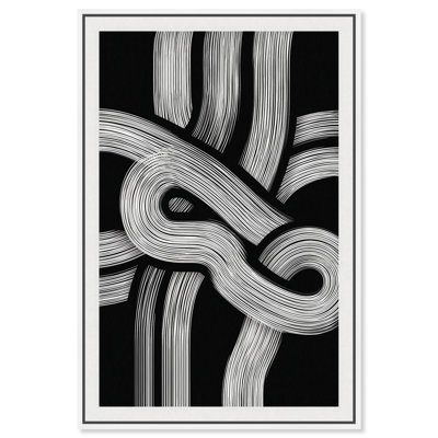 Impression sur toile Monicolor Matrix I Minimalist Art par Art Remedy