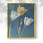 Série FLORAL CXLV - reproduction encadrée de qualité supérieure - prête à être accrochée - aucun clou requis-904778092-904778094
