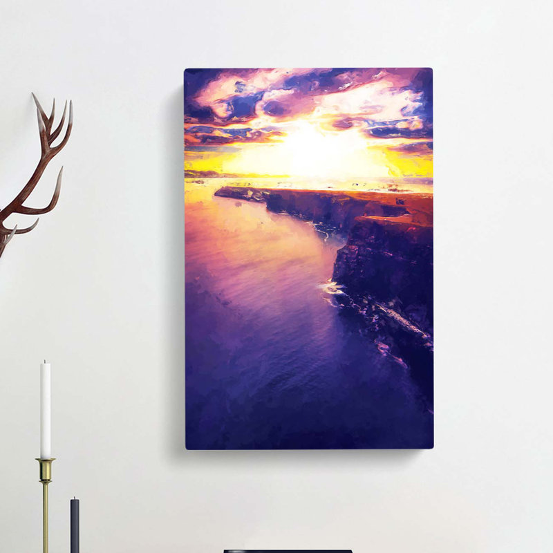 Sunset - Wrapped Canvas, 76cm H x 50cm W x 3cm D