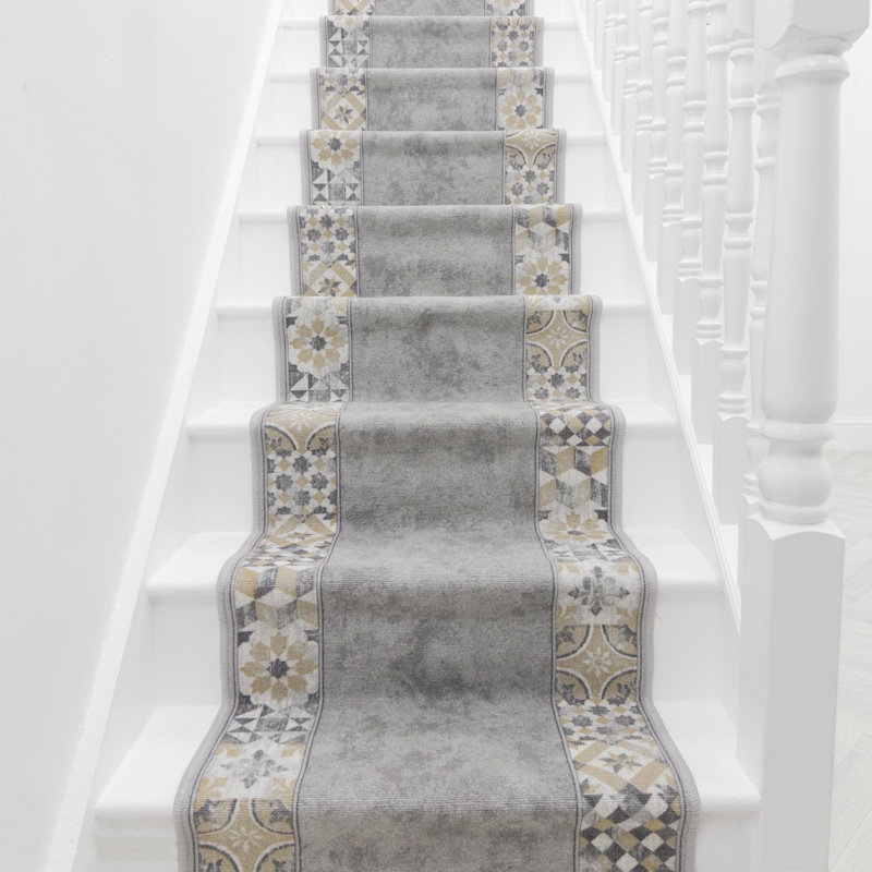 Stair Runner Vintage Look Area Rug, Runner 80 x 450 cm
