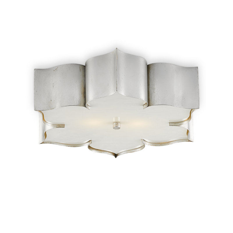 Plafonnier encastré 2 lumières Grand Lotus