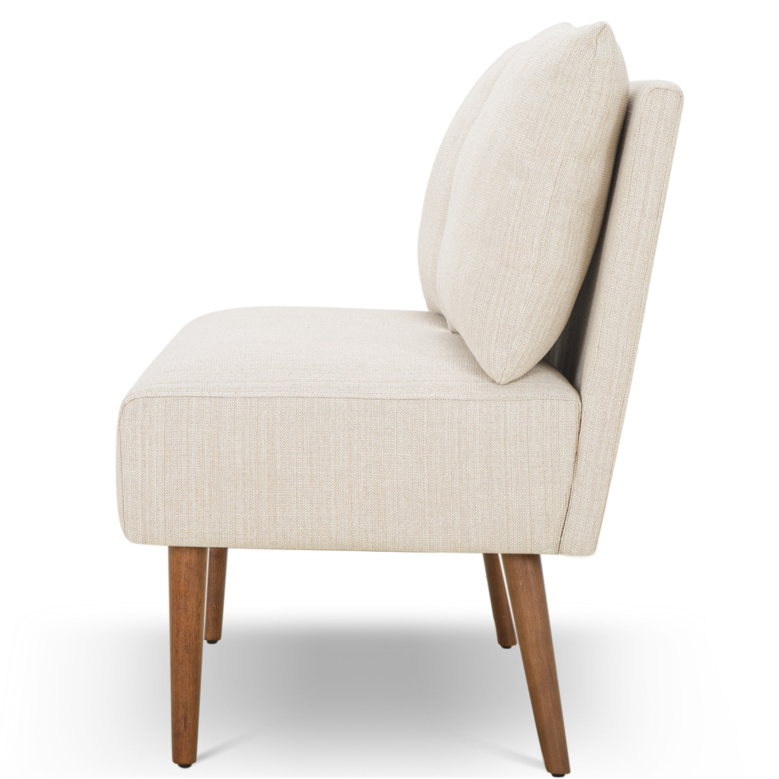 Nalaya Bench, Cream Performance Basketweave