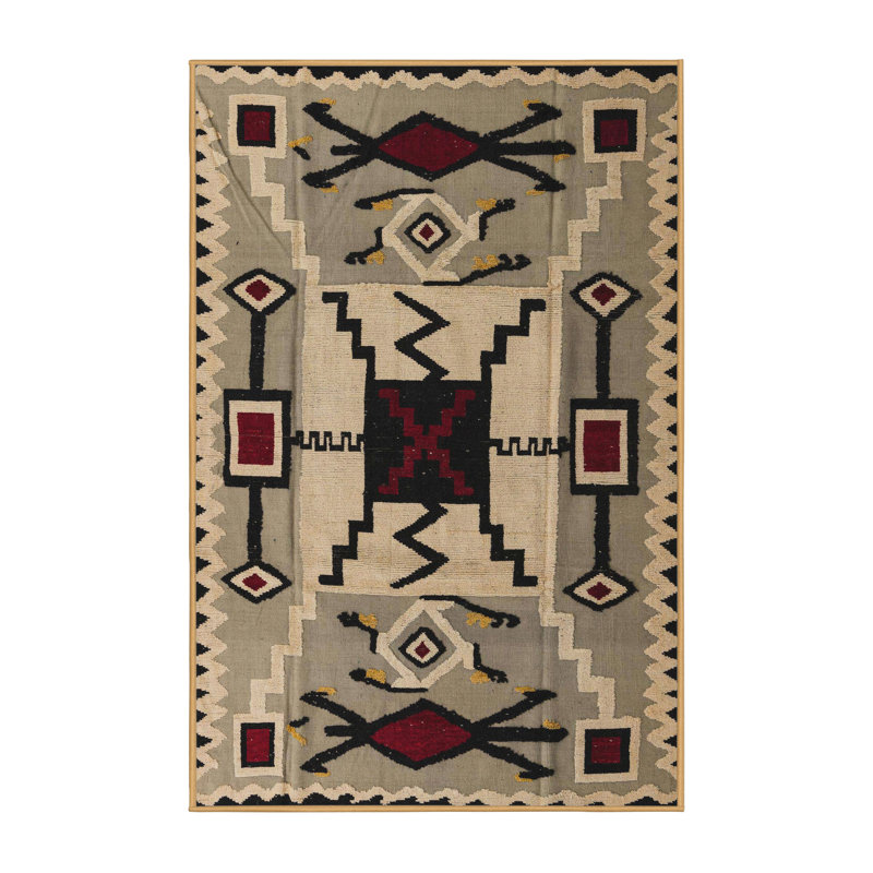 Abstract Indoor Rug, Rectangle 3' x 5'