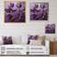 Mauve feuilles prune II - art mural feuilles-179843611-179843610