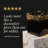 Arabesque Collection Elegant Brass Coated Tissue Box Cover for Bathroom Decoration or Christmas Gift