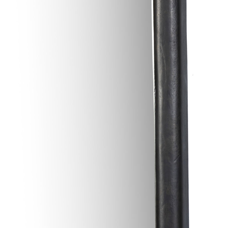 Patz Floor Mirror, Black Antique