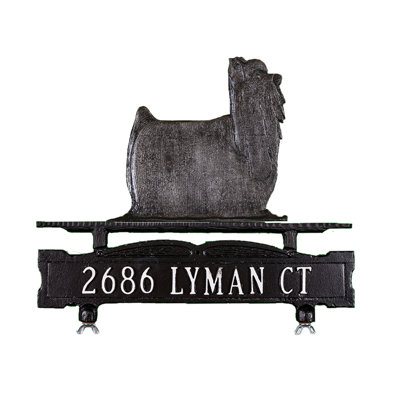 Enseigne de boîte aux lettres à 1 ligne