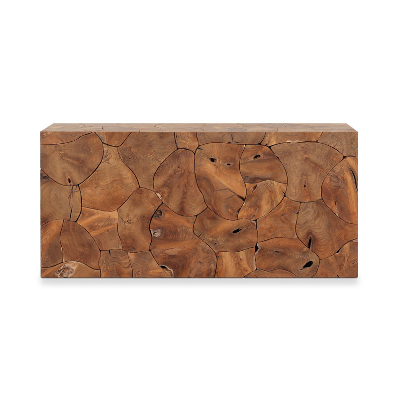 Tomlin Outdoor Teak Coffee Table, Teak Root