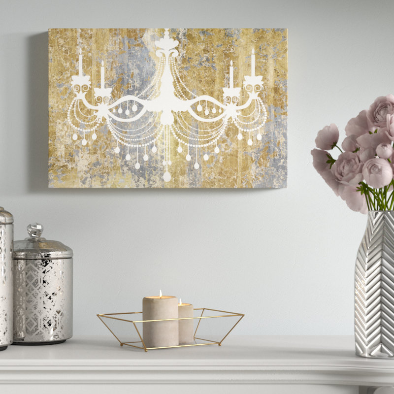 Gilded lustre, impression sur toile tendue, H 26 po x l 40 po x P 1,5 po