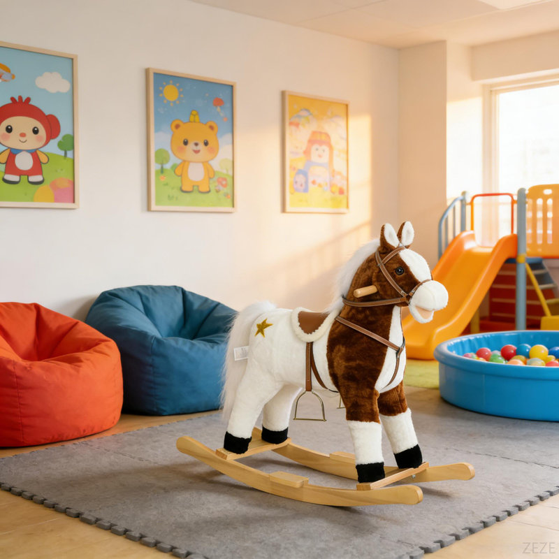 Cheval à bascule pour enfants