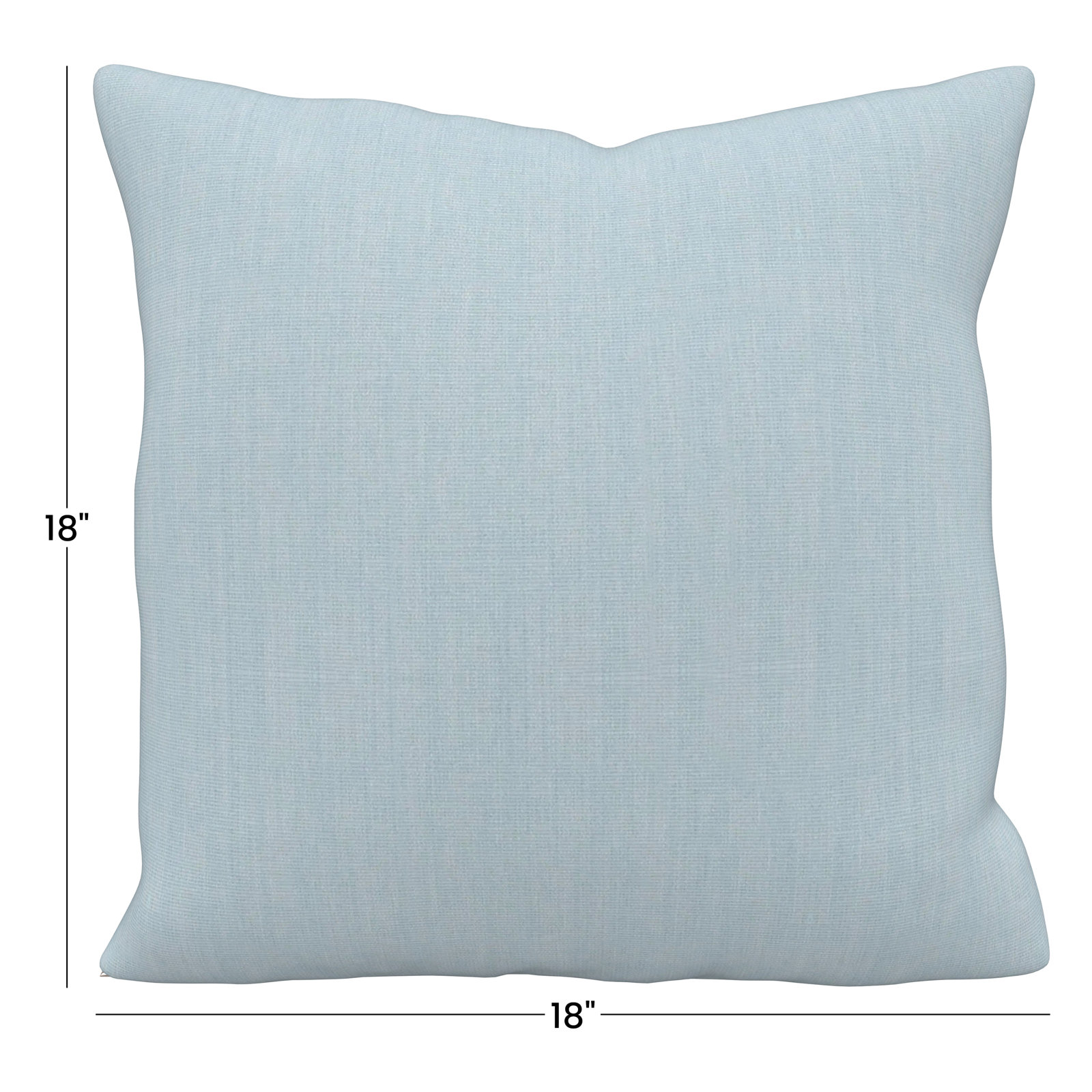 Gabi Indoor/Outdoor Throw Pillow, Blue, Square 18"