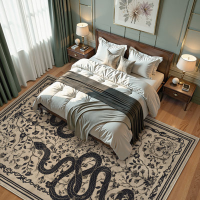 Tapis moelleux antidérapant pour salon Palos
