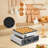 Commercial Mini Dutch Pancake Maker, Electric Nonstick Muffin & Waffle Machine with Timer & Temp Control for Home & Cafe