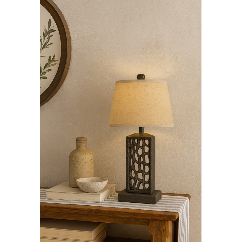 Abstract Cutout Table Lamp