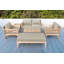 Monterey Outdoor Teak Conversation Set-811188833-847976537