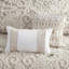 Mini ensemble de couette en coton taupe double / grand