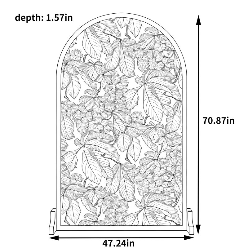 Brasseur, H 70,87 po x l 47,24 po x P 1,57 po