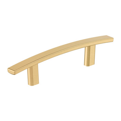 Cyprus 3 inch (76mm) Center-to-Center Champagne Bronze Cabinet Pull - 25 Pack