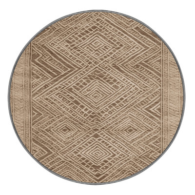 Washable Kahiko Patterns Hawaiian Area Rug
