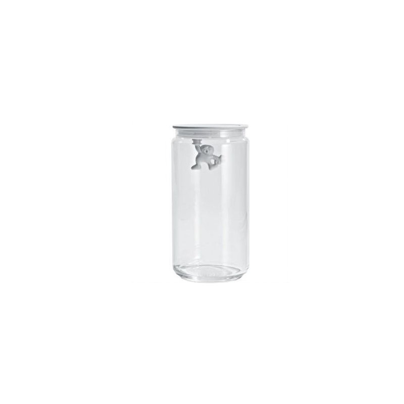 Gianni A Little Man Holding on Tight Kitchen Box, 30.43 oz., White