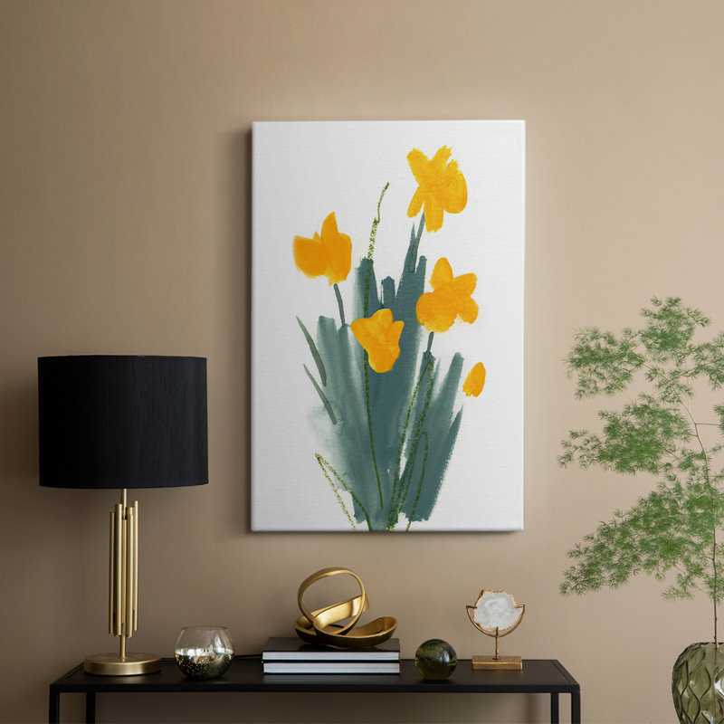 Daffodil Bunch II - galerie sur mesure Cavas, H 27 po x l 18 po