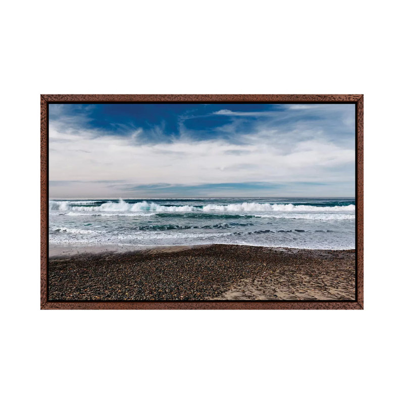 Torrey Pines San Diego V by Bethany Young - Print on Canvas, 45.72cm H x 66.04cm W x 3.81cm D, Classic Brown Wood Framed
