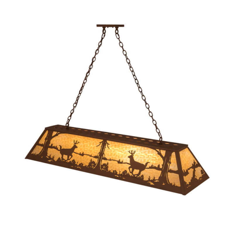 Deer At Lake 9 - Light Pendant