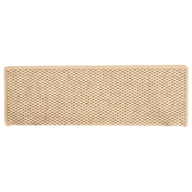 Shellson Non-Slip Stair Tread, 21cm x 65cm, Light Beige