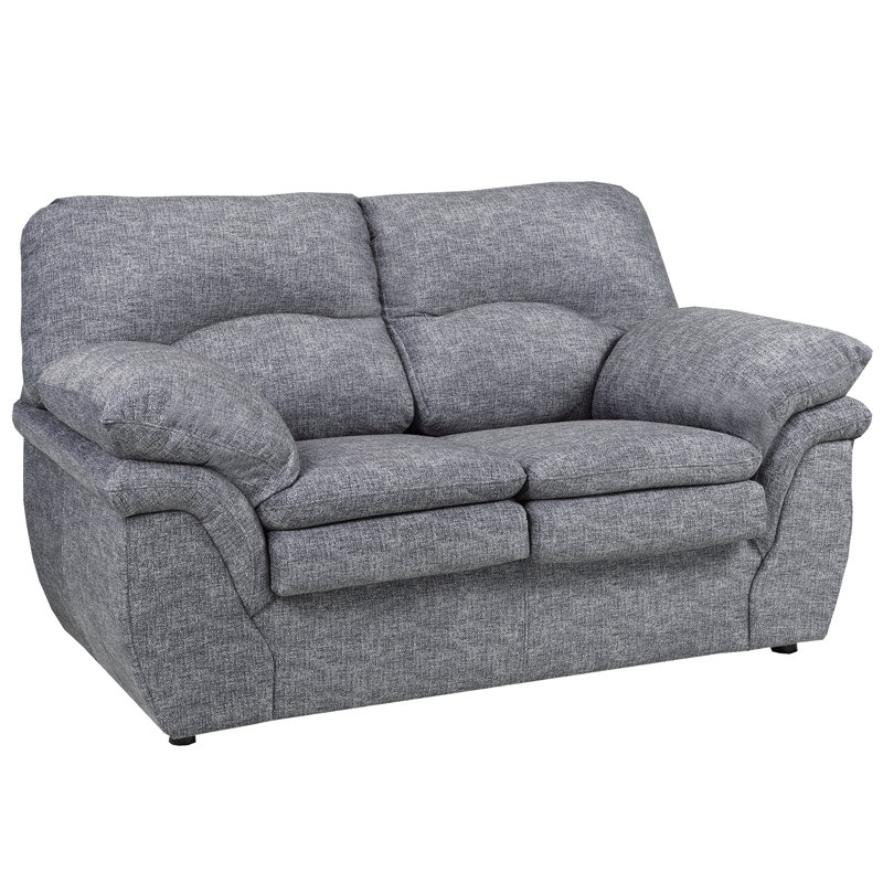 Canapé en tissu Beedle, gris, H 39 po x l 66 po x P 38 po, Gris, 2