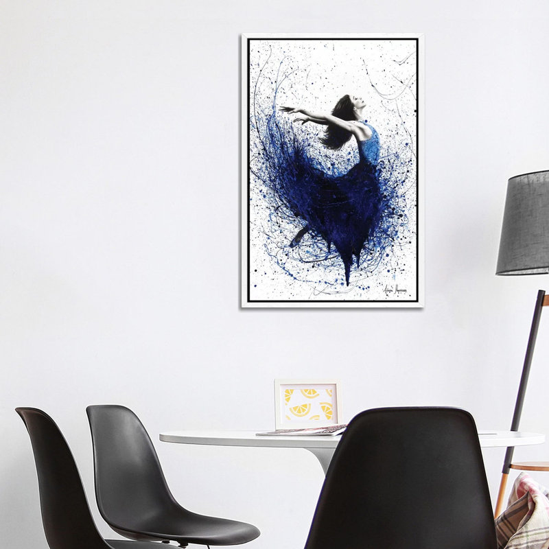Deep Sea Dancer by Ashvin Harrison - Print on Canvas, 101.6 cm H x 66.04 cm W, White Framed