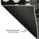 Premium Machine Washable Prisco Black Rug