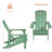 Bucareli Ergonomics Plastic Adirondack Chair-586038975