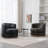 Genuine Leather Barrel Chair(Set Of 2)-673869884