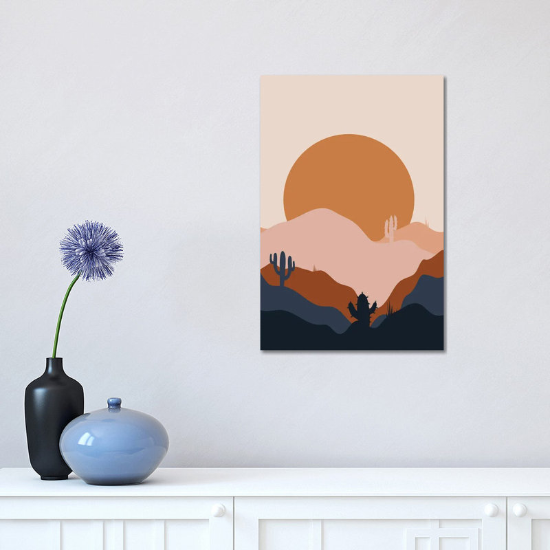 Desert Flow - Print on Canvas, Wrapped Canvas, 30.48 cm H x 45.72 cm W