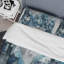 Ensemble de housse de couette en microfibre / polyester Blue Abstracted Harmony Of Shape III Bedding-1275478859