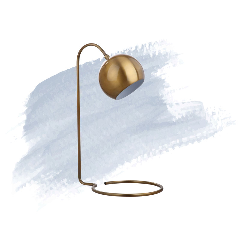 Rehaan Metal Desk Lamp, Gold