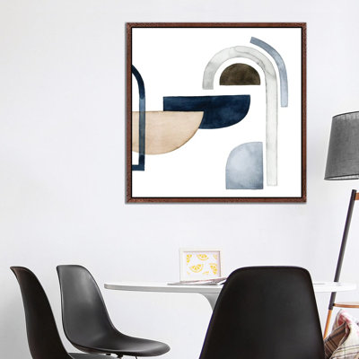 Moving Pieces V 1 Piece Floater Frame Wall Art on Canvas