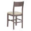 Ensemble de table de salle à manger à hauteur de comptoir 5 pièces Farmhouse avec 1 table rectangulaire et 4 chaises pour petits espaces-923527649