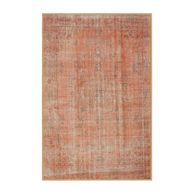 Tapis oriental brun / orange