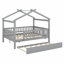 Lit en bois avec couchette-1999249161