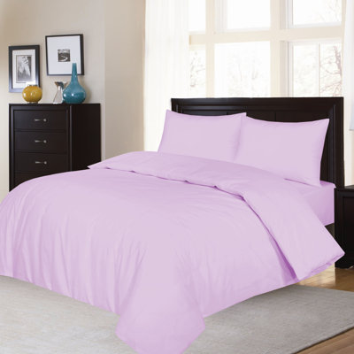 Aubrei Solid Colour Duvet Cover Set with Pillowcases