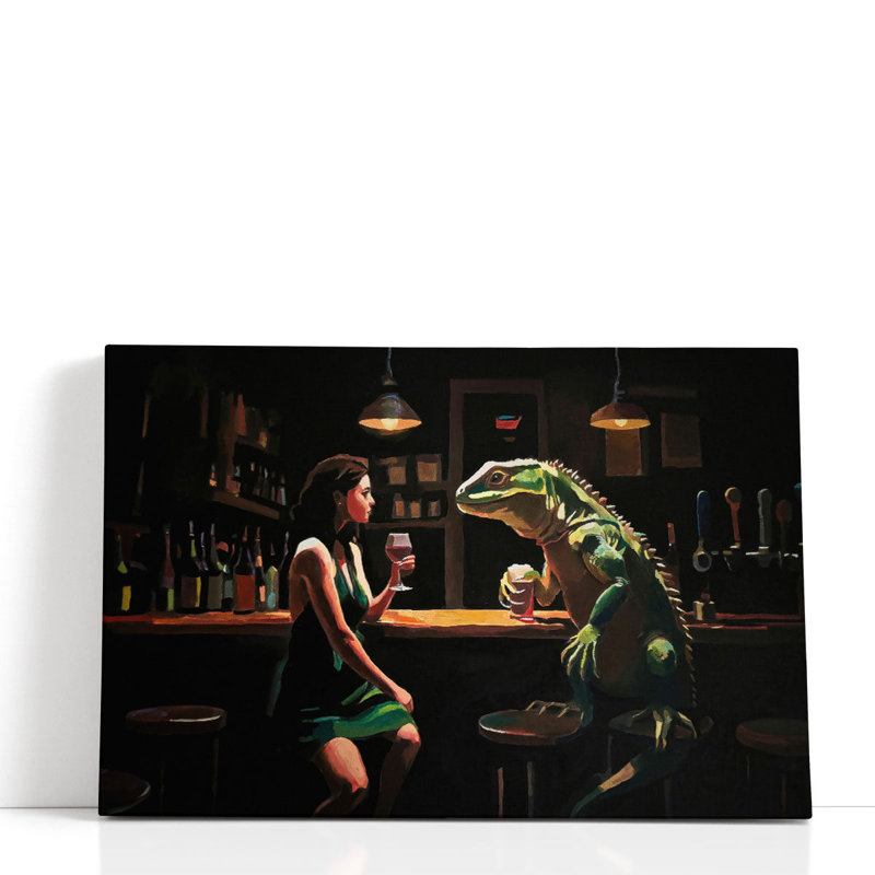 «He Was Cuter», reproduction d'art sur toile, H 20 po x l 30 po