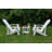 2-Piece Adirondack Chair, Outdoor Lounge Chair With Built-In Side Cup Holder-107174386