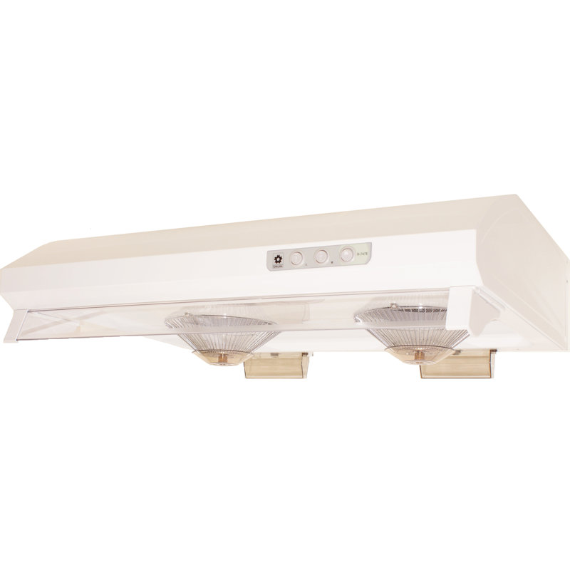 Hotte sous un meuble à conduit 29,75 ", 750 CFM, Blanc