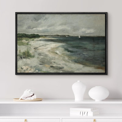 «Coastal Beach Ocean Wave Beach Shore Landscape Nature Fine Art», art mural grand, chambre à coucher, bureau sur toile